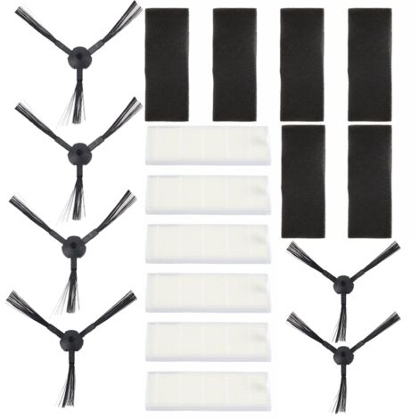 Kit de pièces de rechange avec balai latéral et filtres HEPA pour robot aspirateur ILIFE A6/A4/A4s (1/5)