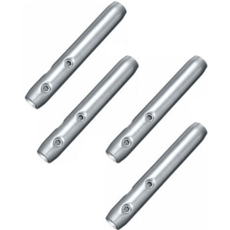 Kit de 4 tendeurs pour cable de sécurité en acier inoxydable T316, diamètre 4mm (1/4)
