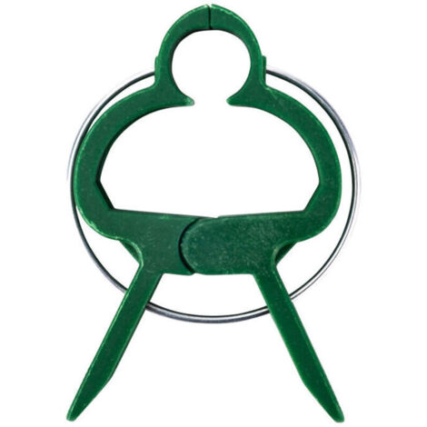 100 Clips de Jardin pour Tomates et Plantes Grimpantes - Attaches Stables en Polypropylène