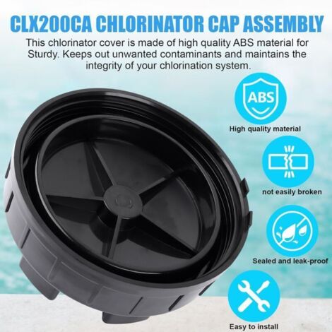 Couvercle pour distributeur automatique de chlore Hayward CL-200 avec joint d'étanchéité