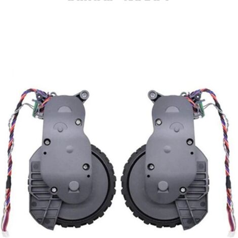 Lot de roues motrices Roborock S5 Max/S7/S6 Pure/S6 MaxV/E4/E5/S7 Pro Ultra pour aspiration optimale (1/4)
