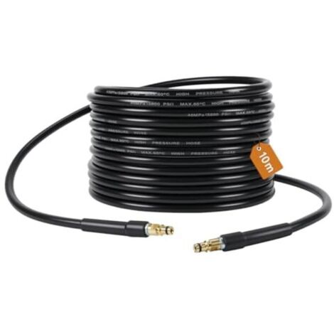 Tuyau flexible 10m haute pression compatible Kärcher K2-K7 avec raccord rapide (1/5)