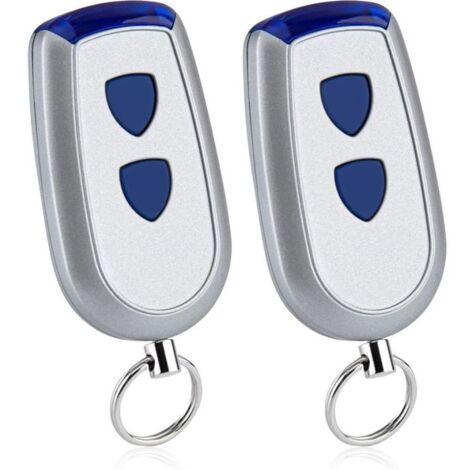 Télécommande porte garage compatible Normstahl Crawford EA433 2KS, EA433 4KS, RCU 433-2, RCU 433-4, lot de 2 (1/5)
