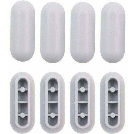 Tampons de toilette universels - Kit de 4 tampons LDPE/EVA pour fixation et amorti, anti-chocs (1/4)