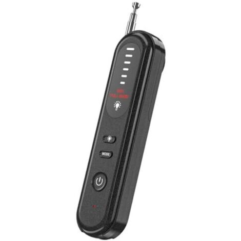 Détecteur d'insectes de surveillance, localisateur de caméra cachée et GPS, détecteur RF anti-espion pour signal d'enregistrement et appareils d'écoute sans fil pour maison et bureau. (1/5)