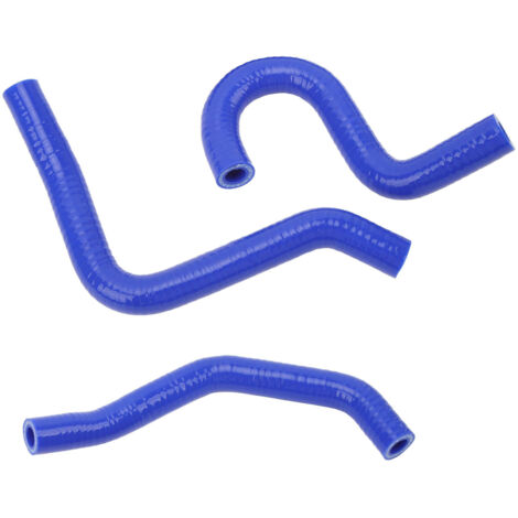 Kit Radiateur Silicone Résistant à Hautes Températures (3 Pièces, Bleu) pour CR80R CR85R - Dur et Résistant (1/5)