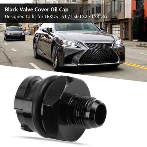 Bouchon de vidange pour couvre-culasse Lexus LS1/LS6/LS2/LS3/LS7 AN10 billette noir résistant (1/5)