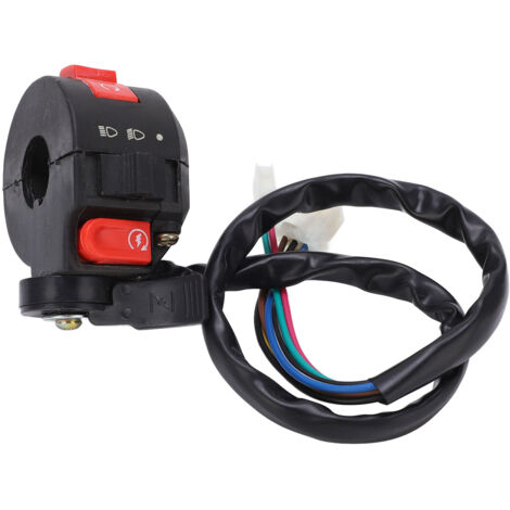 Interrupteur de Kill/Start/Lumière/Choke pour ATV Quad - 7 fils, côté gauche, 22mm - PIT PRO Trail