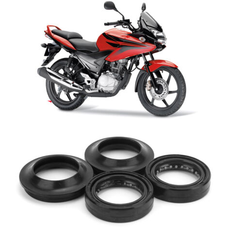 【Lot de 4】 Couvercles de Protection pour Joints de Fourche Antérieure【Joint d'étanchéité pour Amortisseur】 Adaptés Honda WY125A CF MCR - 125 cm³ (1/5)