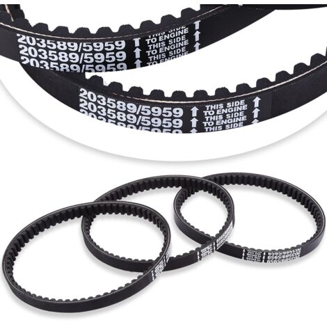 Courroie de transmission série 30 pour kart 3 x 30 (compatible Manco/Comet)