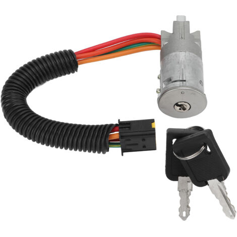 Interrupteur d'allumage cylindrique avec 2 clés 7701471098 pour Renault Mégane Scénic Mk1 1996-2003