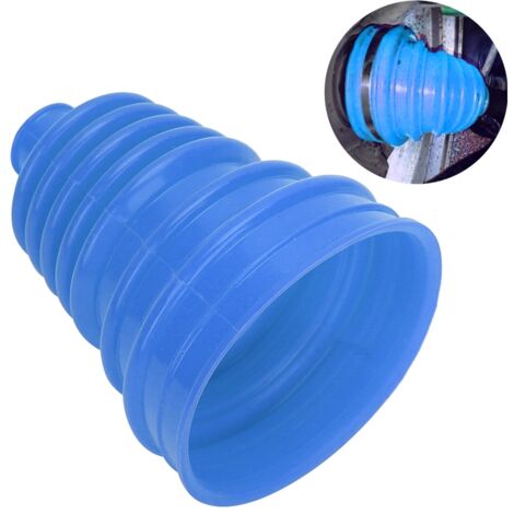 Kit de réparation de joint de CV en silicone universel avec manchon anti-poussière, rondelle et colliers – Bleu (1/5)