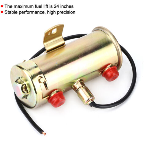 Pompe à carburant électrique 12V pour voiture en cuivre avec accessoires (1/5)