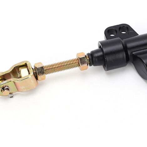 Pompe de Cylindre Hydraulique de Frein Pied AR Noir pour Moto et ATV (1/5)