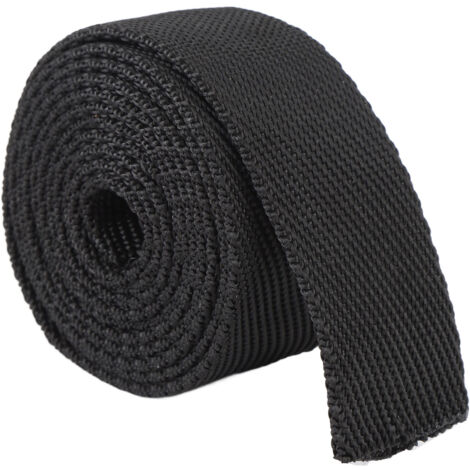 Gaine de protection pour corde de treuil polyester résistant 5ft x 1.18in pour UTV et traction automobile