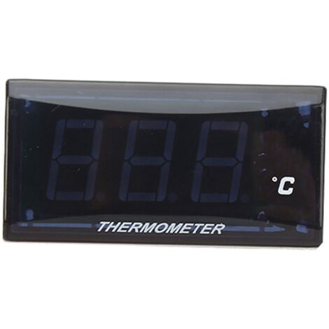 Jauge de température d'eau universelle pour moto DC12V LCD avec adaptateur de capteur 18mm pour Suzuki (affichage rouge) (1/5)