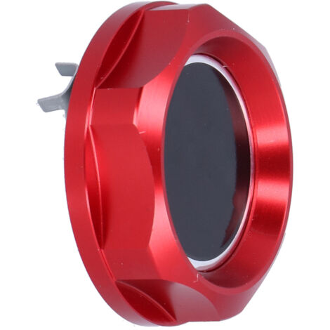 Bouchon de remplissage d'huile moteur en aluminium anodisé rouge pour Mitsubishi (1/5)