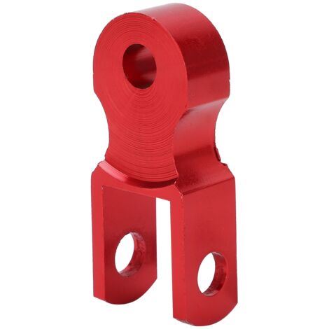 Rehausseur de Suspension Moto - Extension de Hauteur - 2 Pièces Aluminium M10 Rouge (1/5)