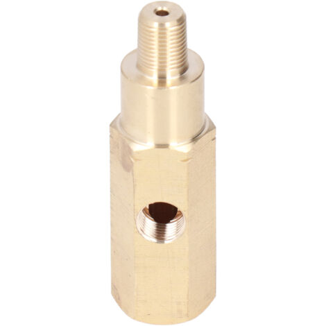 Adaptateur T pour jauge de pression d'huile 1/8in en bronze, pièce de raccordement pour capteur universel dans véhicules (1/5)