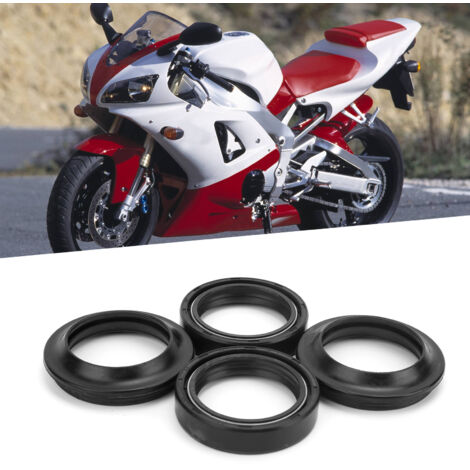 Jeu de 4 Joints d'étanchéité 39x52x11mm pour amortisseurs de suspension Yamaha avec couvre-poussière caoutchouc (1/5)