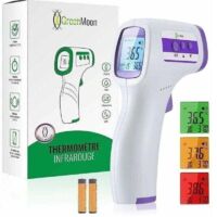 Thermomètre Frontal Thermometre Adulte Infrarouge, Thermometre Sans Contact, Écran Lcd, Fonction Mémoire, Thermometre Infrarouge Pour Enfant, Adulte, Objet,