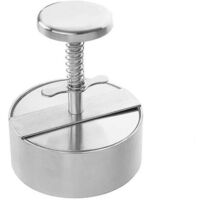Adjustable stainless steel hamburger maker, non-stick burger molds suitable for beef, vegetables, burgers and cooking