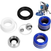 Kit de Réparation Pompe Pulvérisateur Peinture Air - Pièces Accessoires Compatible 295 390 395 490 495 595 3400