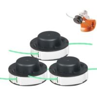 3 bobines de fil de rechange pour Stihl FSA 56 et Autocut 2-2