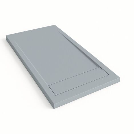 Receveur de douche Bidai avec cadre couleur Gris RAL 7040 90x170cm grille Gris (1/4)
