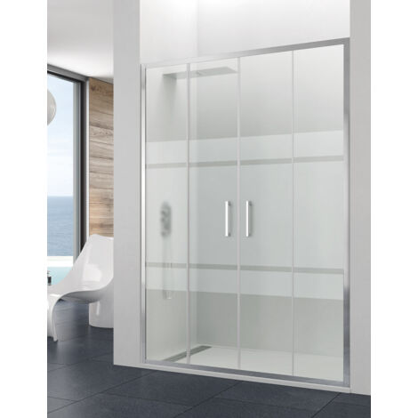Paroi - Cabine frontale ALLSTONE TITAN 2+2 140 cm  Sérigraphié (1/4)