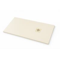 Receveur de douche Ardesia extra-plat couleur Crème RAL 1013 100x150cm grille Crème