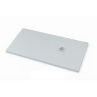 Receveur de douche Ardesia extra-plat couleur Gris clair RAL 7035 90x190cm grille Gris clair