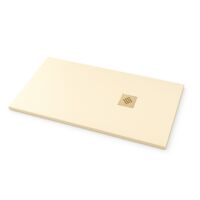 Receveur de douche Ardesia extra-plat couleur Crème intense RAL 1015 80x140cm grille Crème intense