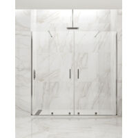 Cabine Paroi de douche avant ALLSTONE HIDRA 2+2, sans profil inférieur ni supérieur 200-210 cm