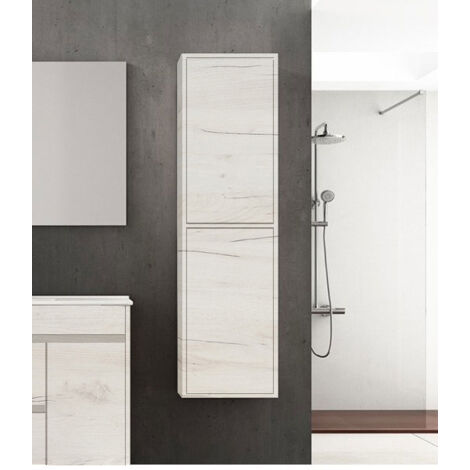 Colonna per mobili da bagno ALLSTONE 10 colori e due misure disponibili. Bianco Nordico 35x70x25 (1/3)