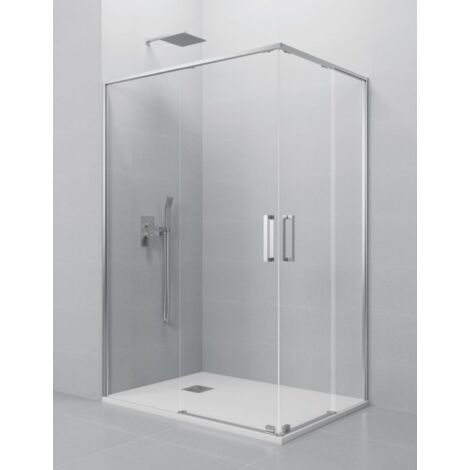 Box doccia ingresso angolare 2+2 ABANTE (TWENTY) 100x90 cm Cromo