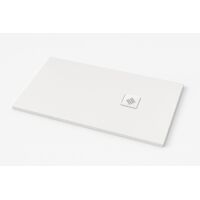 Piatto doccia Ardesia extra piatto colore Bianco RAL 9003 75x90cm griglia Bianca