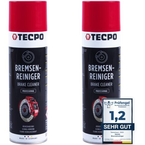 TECPO Bremsenreiniger 2x 500ml Brake Cleaner Universal Teile Reiniger Entfetter