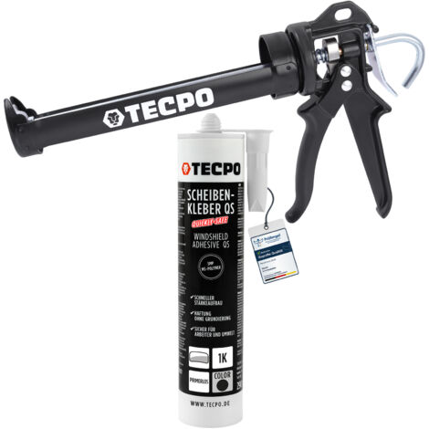 TECPO MS-Polymer Scheibenkleber 290ml mit Zweihand Kartuschen Fettpresse mit Gewinde und Panzerschlauch Ausführung Kartuschenpresse Fettpresse (1/5)