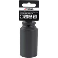 TECPO Vielzahn Kraft Steckschlüssel Nuss (12,5mm) 1/2" Zoll SW 34mm Schlagschrauber Stecknuss
