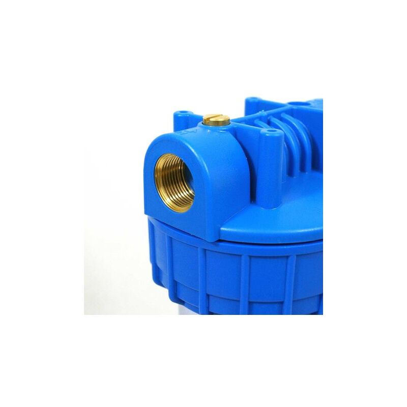 Porte-filtre Eau 20" Bleu Bellerofonte - Pour Système Osmose Inverse Avec Clé