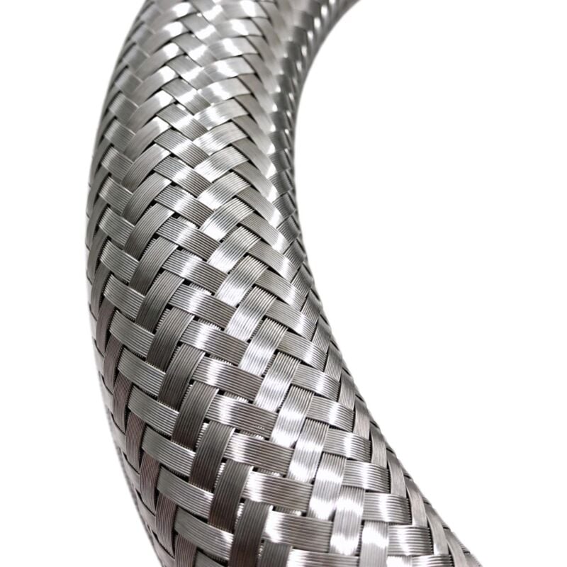 Flexible Sanitaire Inox Intér.8mm - Bicône 12 - Mâle 3/8" - 300mm