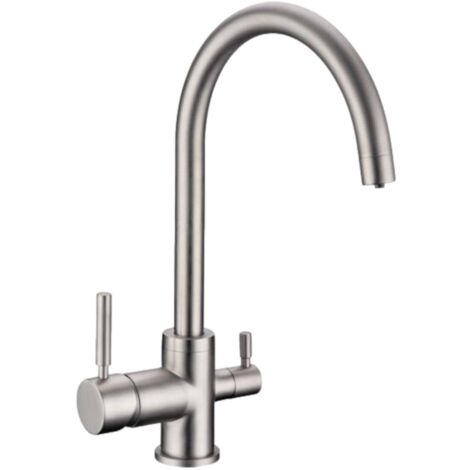 Robinet De Cuisine Mitigeur 3 Voies Esla Nickel (1/5)