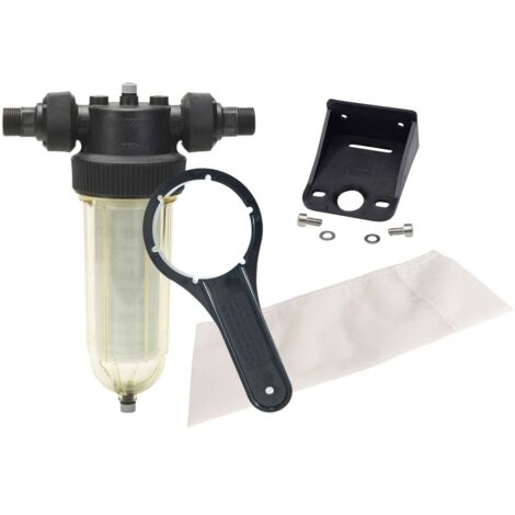 Kit Filtre à Tamis Cintropur Nw25 1 pouces + équerre Murale + 1 Tamis Lavable 80µm (1/4)