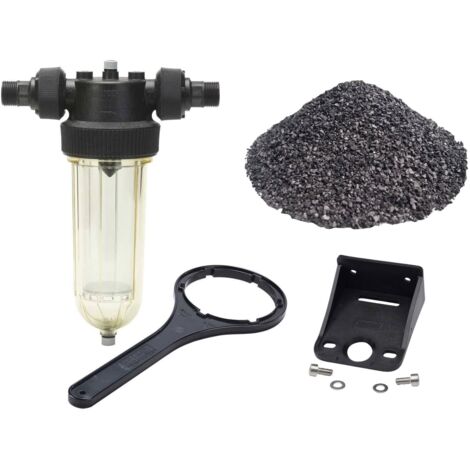 Kit Filtre à Charbon Actif Cintropur Te-ctn Nw25 + équerre Murale + 5 L Charbon Actif (1/4)