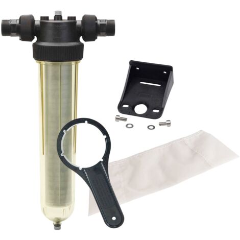 Kit Filtre à Tamis Cintropur Nw32 1 pouces 1/4 + équerre Murale + 1 Tamis Lavable 80µm (1/4)