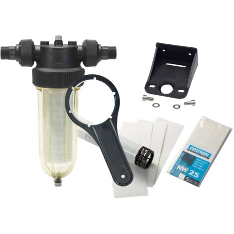 Kit Filtre à Tamis Cintropur Nw25 1 pouces + équerre Murale + 5 Tamis Filtrants 5µm (1/4)