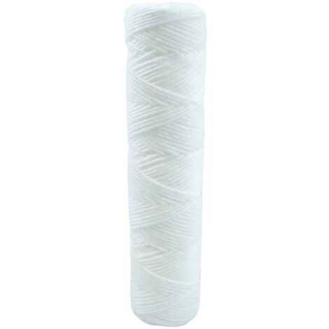 Cartouche Filtre à Eau Sédiments Bobinée 9 pouces 3/4 - 1 microns Compatible Filtre 10 pouces