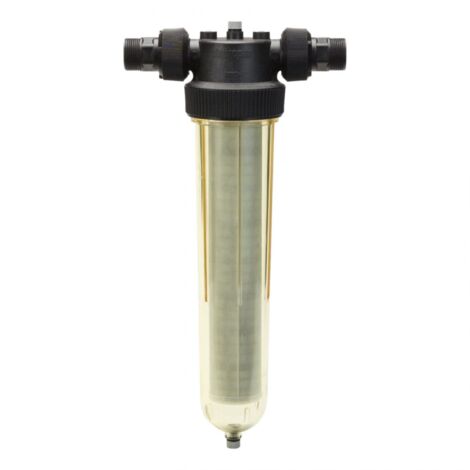 Cintropur – Filtre anti boue 1'1/4 – Débit 6,5 m³/h – Seuil de filtration 25 microns – Installation rapide sur arrivée d'eau potable