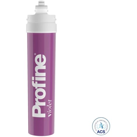 Filtre à Eau Profine Violet Medium - Filtre Anti Calcaire + Charbon Actif Ions Argent Et Sédiments 0.5 Microns (1/5)